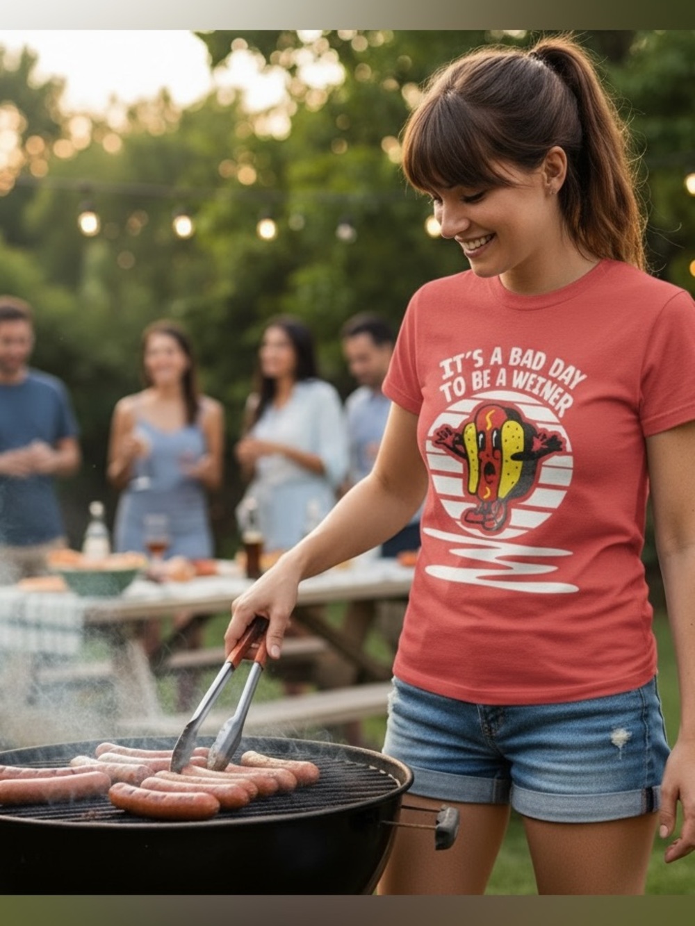 Bad Day Hot Dog Shirt - Picture 4 of 6
